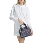 Mermaid Cartoon Pattern Print Shoulder Handbag