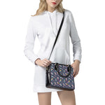 Mermaid Cartoon Pattern Print Shoulder Handbag