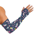 Mermaid Cartoon Pattern Print Sun Protection Arm Sleeves