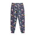 Mermaid Cartoon Pattern Print Sweatpants