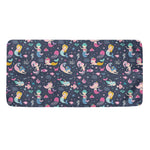 Mermaid Cartoon Pattern Print Towel