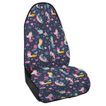 Mermaid Cartoon Pattern Print Waterproof Car Seat Cover