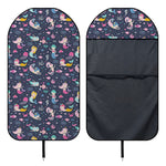 Mermaid Cartoon Pattern Print Waterproof Car Seat Cover