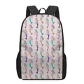 Mermaid Girls Pattern Print 17 Inch Backpack