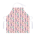 Mermaid Girls Pattern Print Adjustable Apron