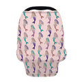 Mermaid Girls Pattern Print Baby Seat Cover