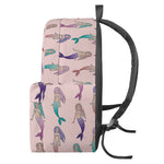 Mermaid Girls Pattern Print Backpack