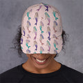 Mermaid Girls Pattern Print Baseball Cap