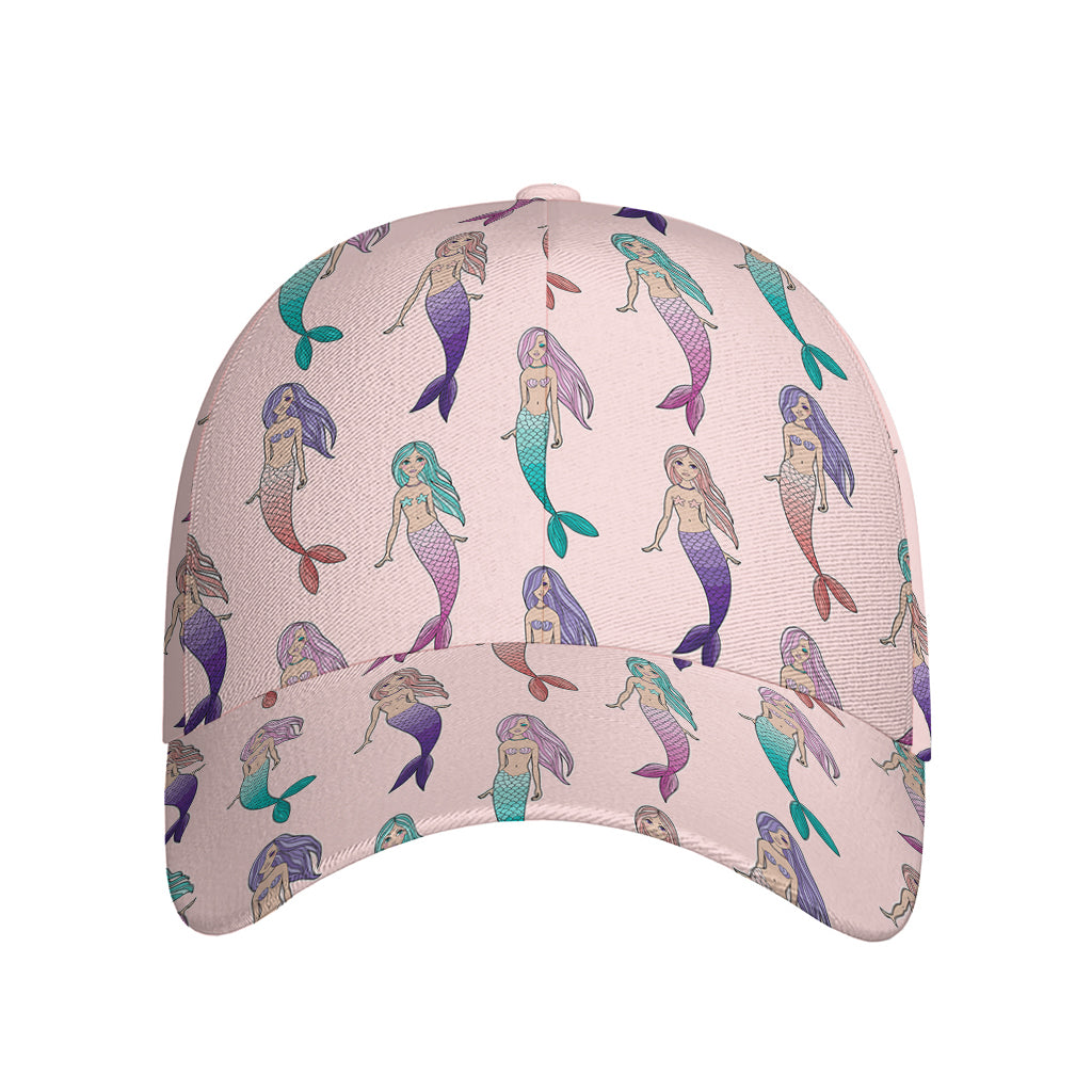 Mermaid Girls Pattern Print Baseball Cap