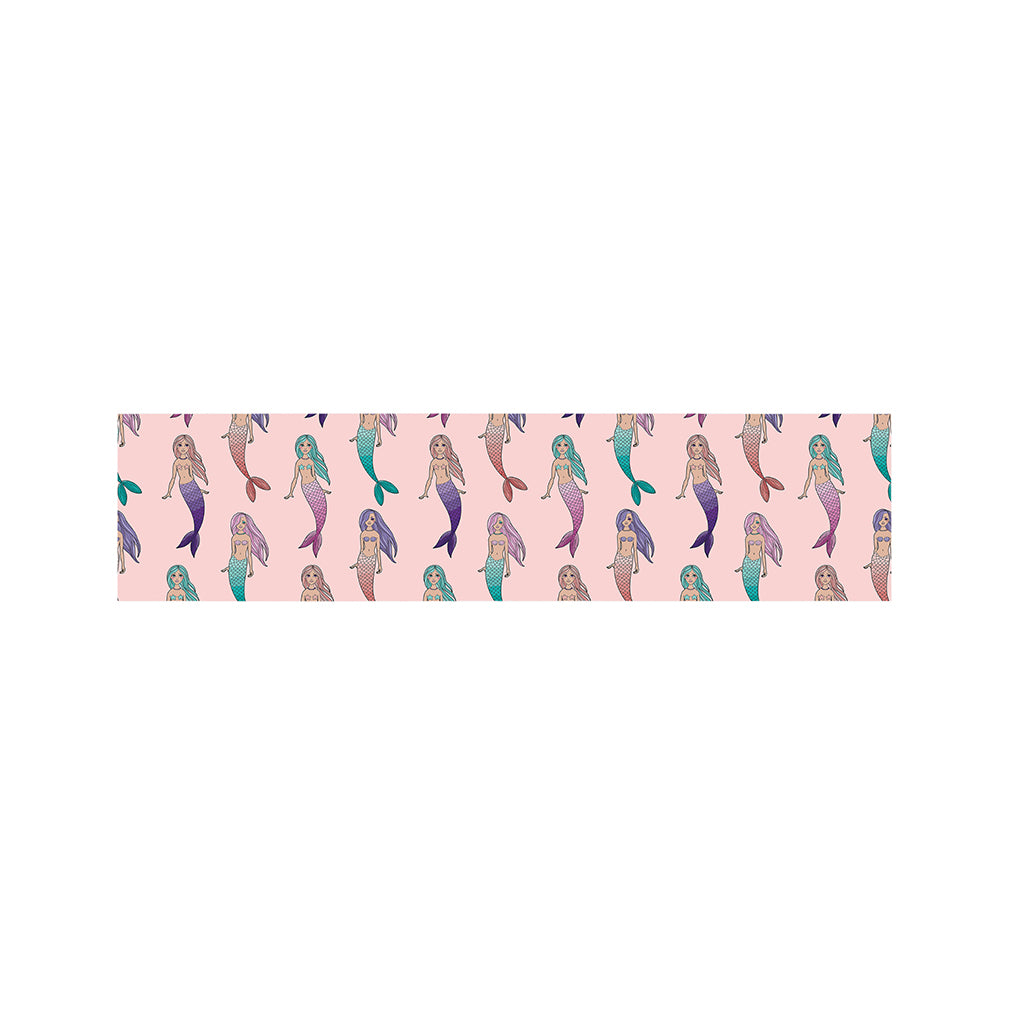 Mermaid Girls Pattern Print Bed Runner
