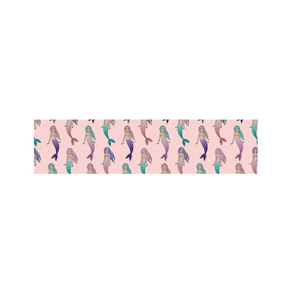 Mermaid Girls Pattern Print Bed Runner
