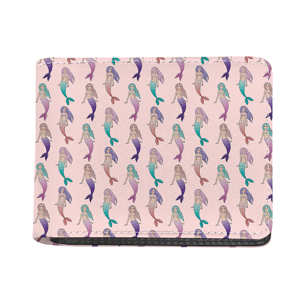 Mermaid Girls Pattern Print Bifold Wallet