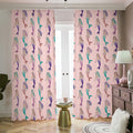 Mermaid Girls Pattern Print Dimout Pencil Pleat Curtains