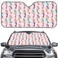Mermaid Girls Pattern Print Car Windshield Sun Shade
