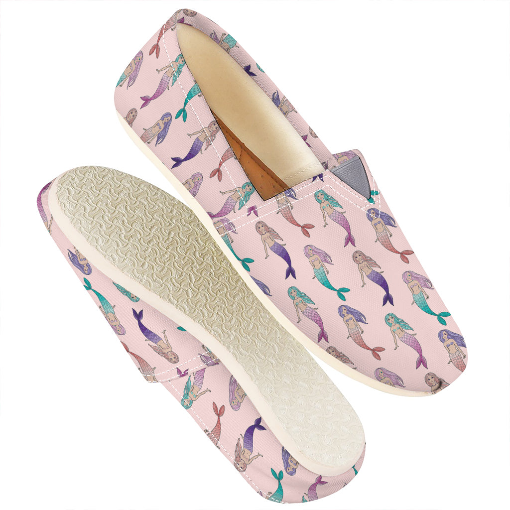 Mermaid Girls Pattern Print Casual Shoes