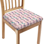 Mermaid Girls Pattern Print Chair Cushion Cover