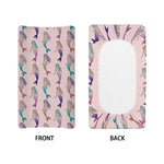 Mermaid Girls Pattern Print Changing Pad Cover