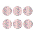 Mermaid Girls Pattern Print Coaster Set
