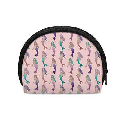 Mermaid Girls Pattern Print Coin Purse