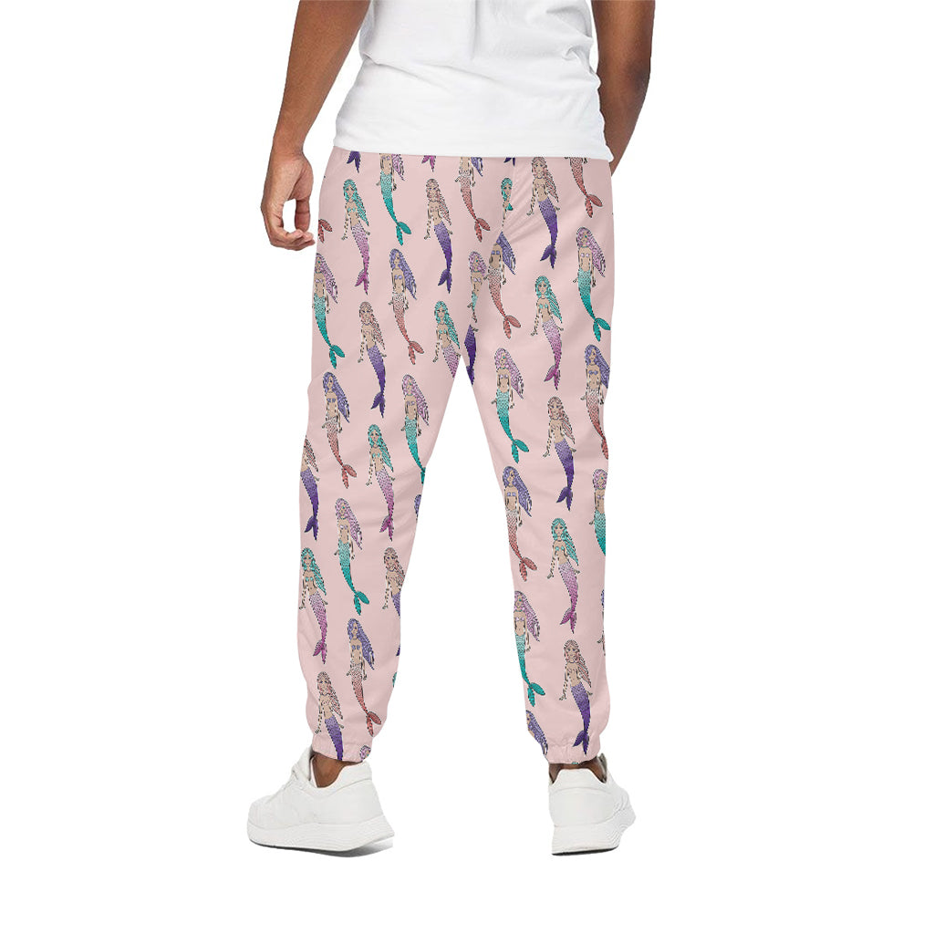Mermaid Girls Pattern Print Cotton Pants