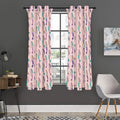 Mermaid Girls Pattern Print Grommet Curtain Panels
