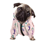 Mermaid Girls Pattern Print Dog Zip Up Hoodie
