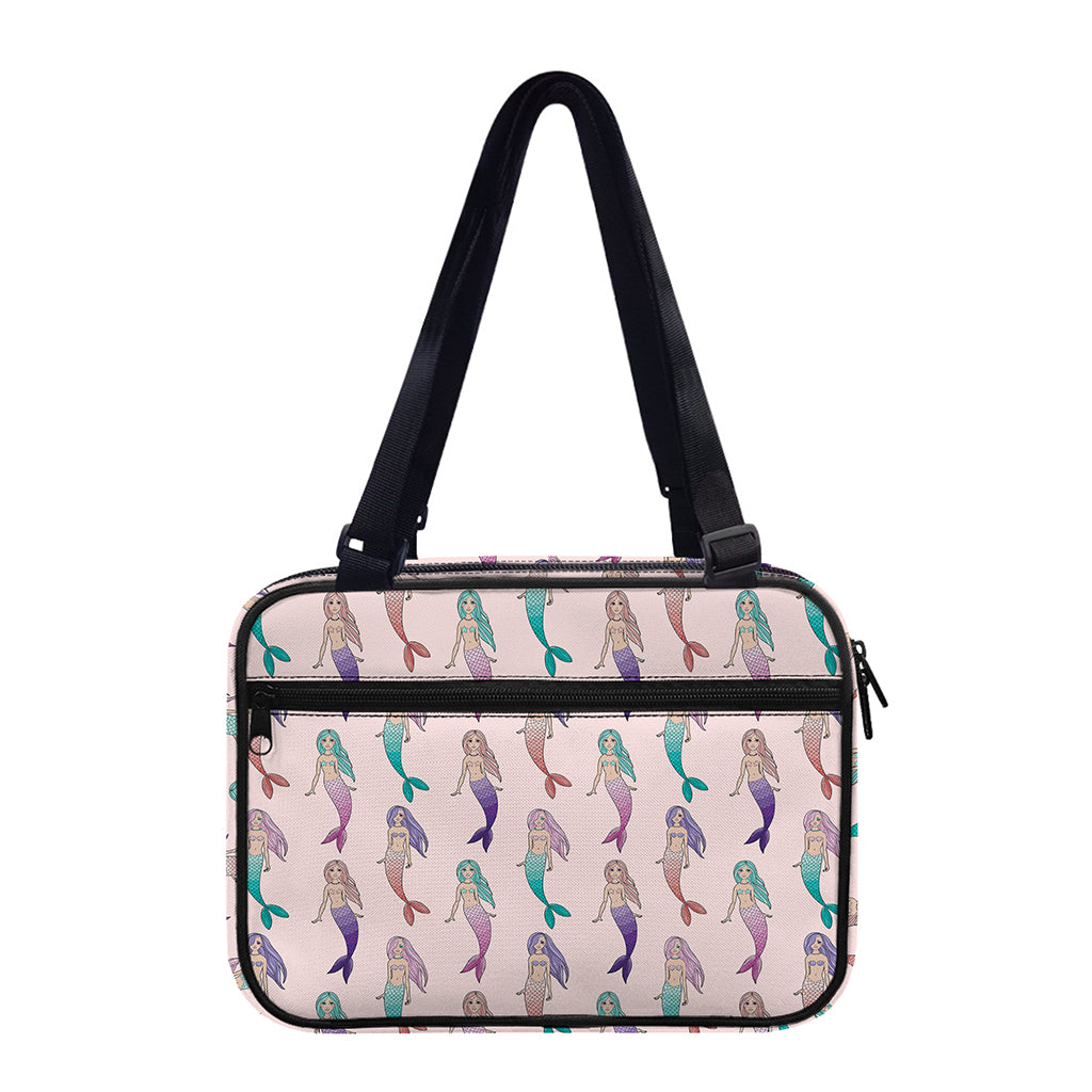 Mermaid Girls Pattern Print Double Strap Bible Bag