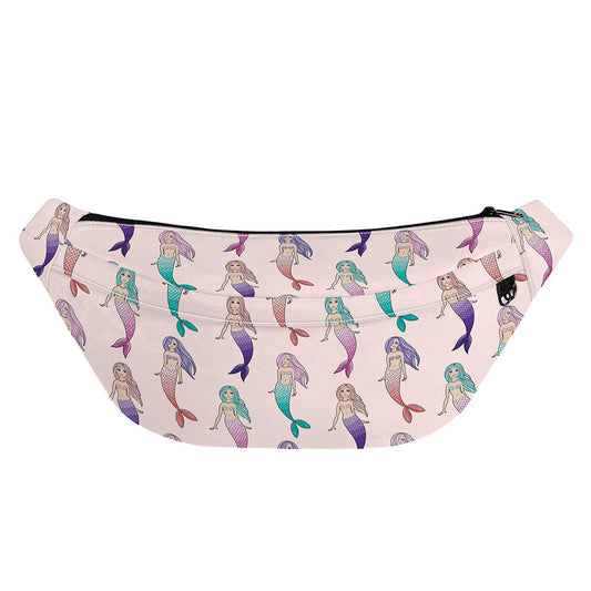 Mermaid Girls Pattern Print Fanny Pack