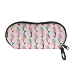 Mermaid Girls Pattern Print Glasses Case