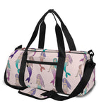 Mermaid Girls Pattern Print Gym Bag