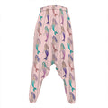 Mermaid Girls Pattern Print Hammer Pants