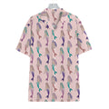 Mermaid Girls Pattern Print Hawaiian Shirt