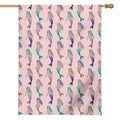 Mermaid Girls Pattern Print House Flag