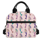 Mermaid Girls Pattern Print Insulated Lunch Bag