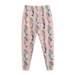 Mermaid Girls Pattern Print Jogger Pants