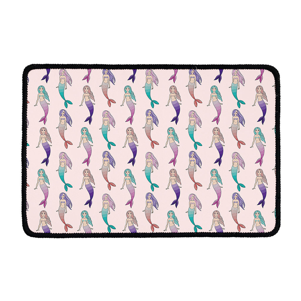 Mermaid Girls Pattern Print Kitchen Mat