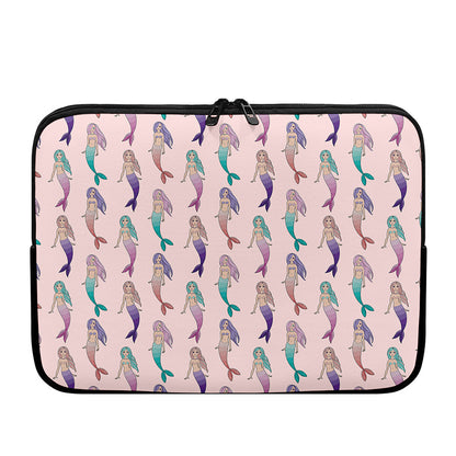 Mermaid Girls Pattern Print Laptop Sleeve