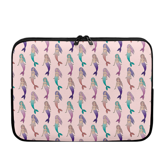 Mermaid Girls Pattern Print Laptop Sleeve