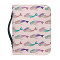 Mermaid Girls Pattern Print Leather Bible Cover