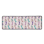Mermaid Girls Pattern Print Long Kitchen Mat