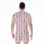 Mermaid Girls Pattern Print Men's Rompers