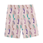 Mermaid Girls Pattern Print Men's Sports Shorts