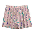 Mermaid Girls Pattern Print Mesh Shorts