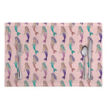 Mermaid Girls Pattern Print Placemat