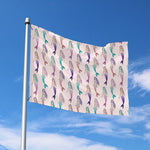 Mermaid Girls Pattern Print Polyester Flag