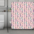 Mermaid Girls Pattern Print Polyester Shower Curtain
