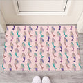 Mermaid Girls Pattern Print Rubber Doormat