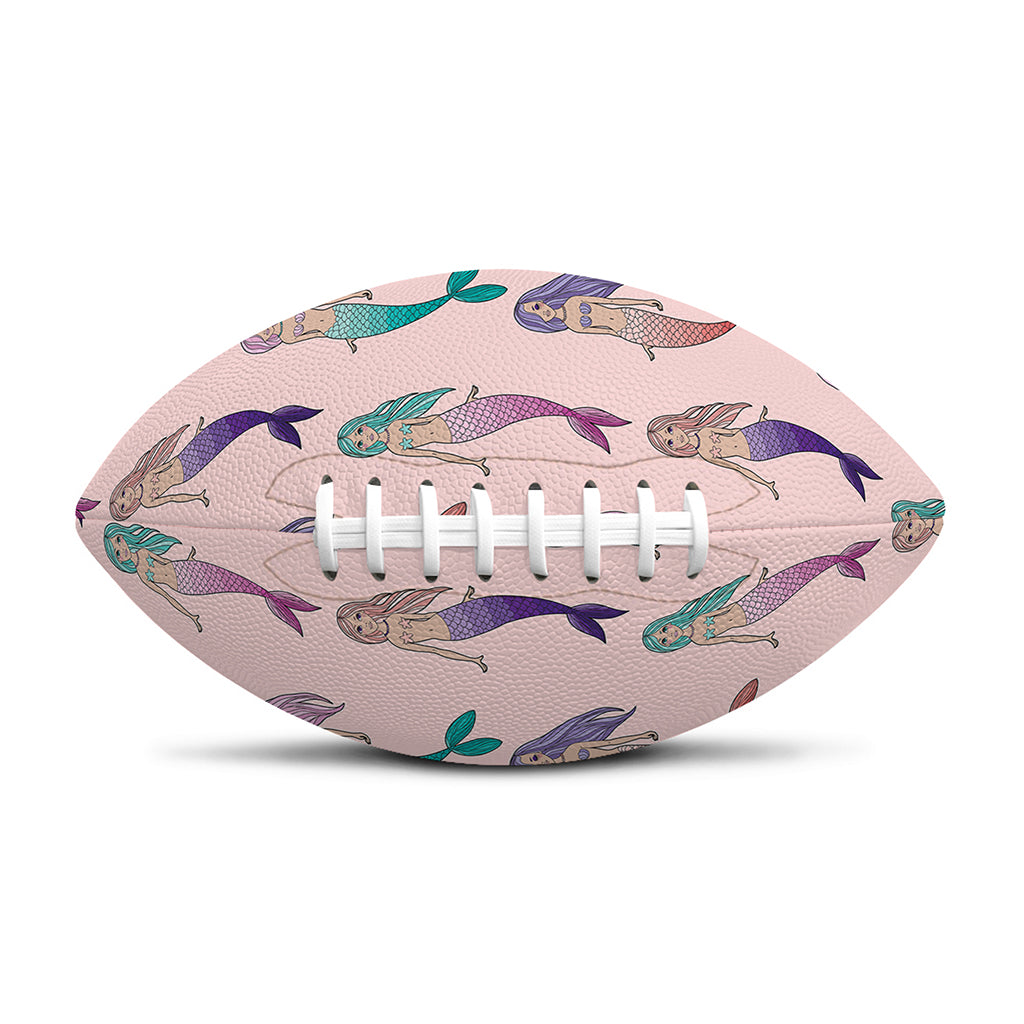 Mermaid Girls Pattern Print Rugby Ball