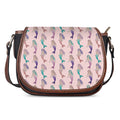 Mermaid Girls Pattern Print Saddle Bag