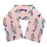 Mermaid Girls Pattern Print Scarf